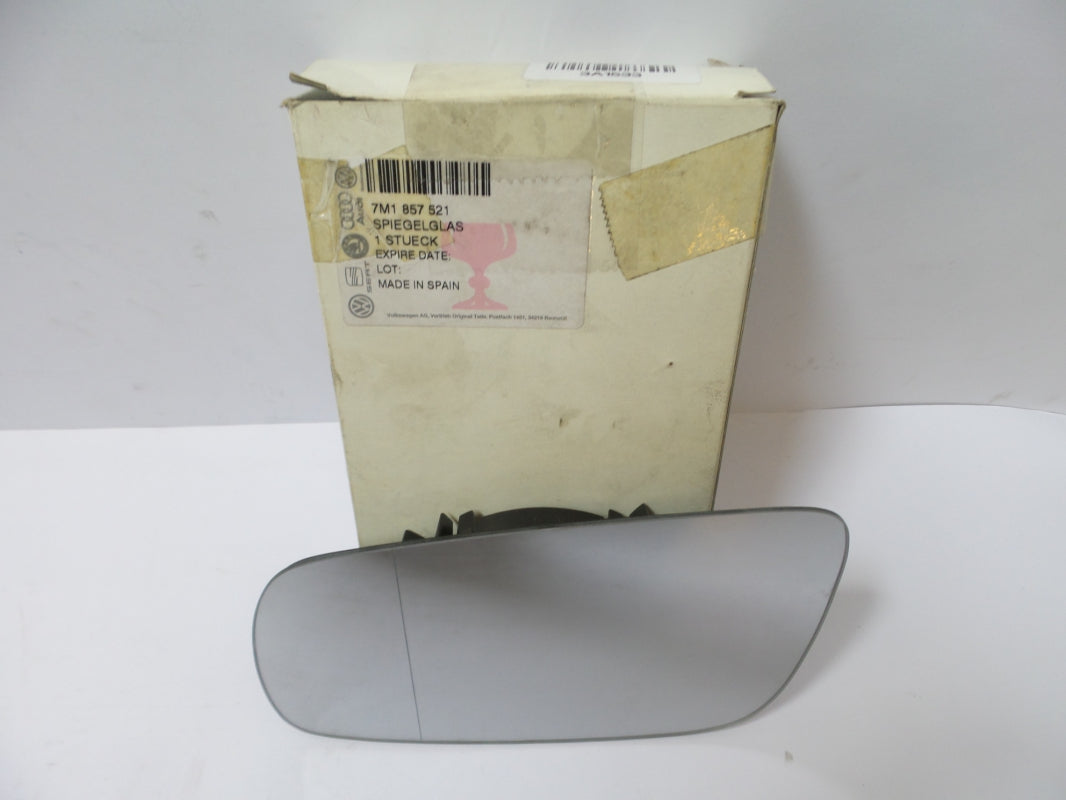 Original OE Volkswagen exterior mirror glass 7M1857521 