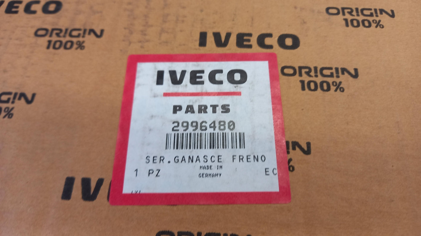 Original IVECO TurboDaily Bremsbackensatz hinten 2996480