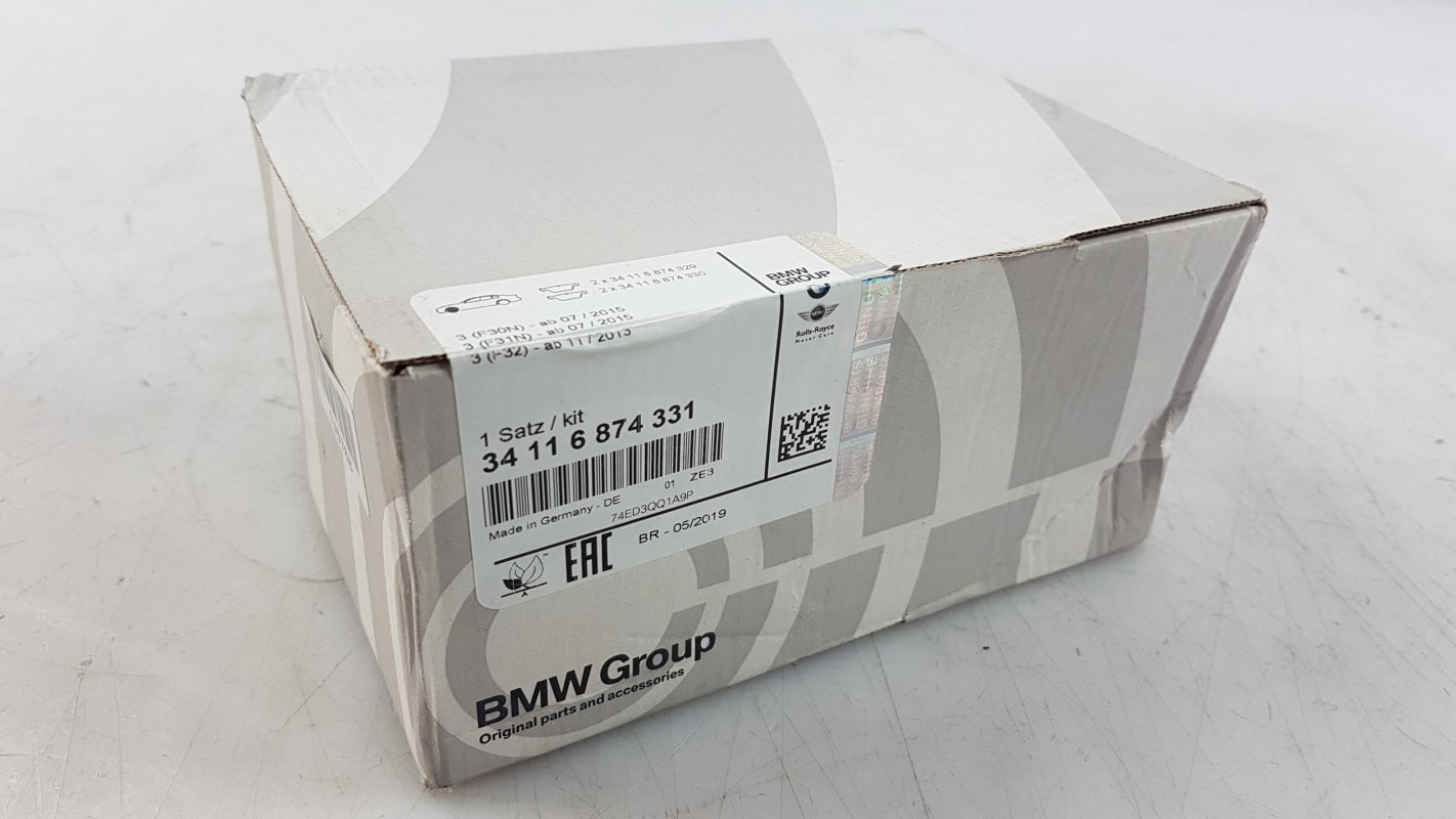 Original BMW 3er F30 F31 4er F32 Bremsbeläge vorne 34116874331