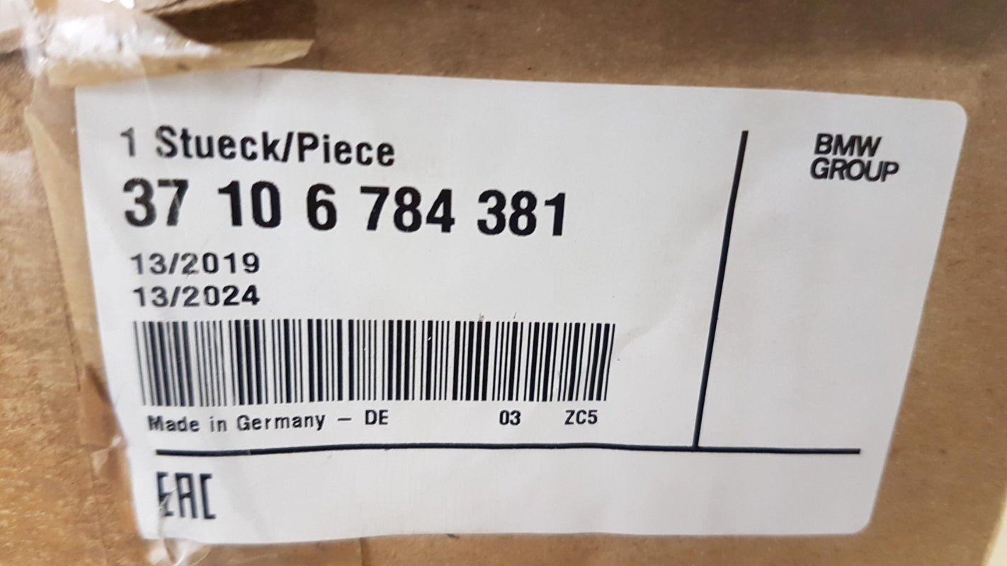 Original BMW 5' F11 Luftfeder Luftfederung Federbalg Hinten 37106784381