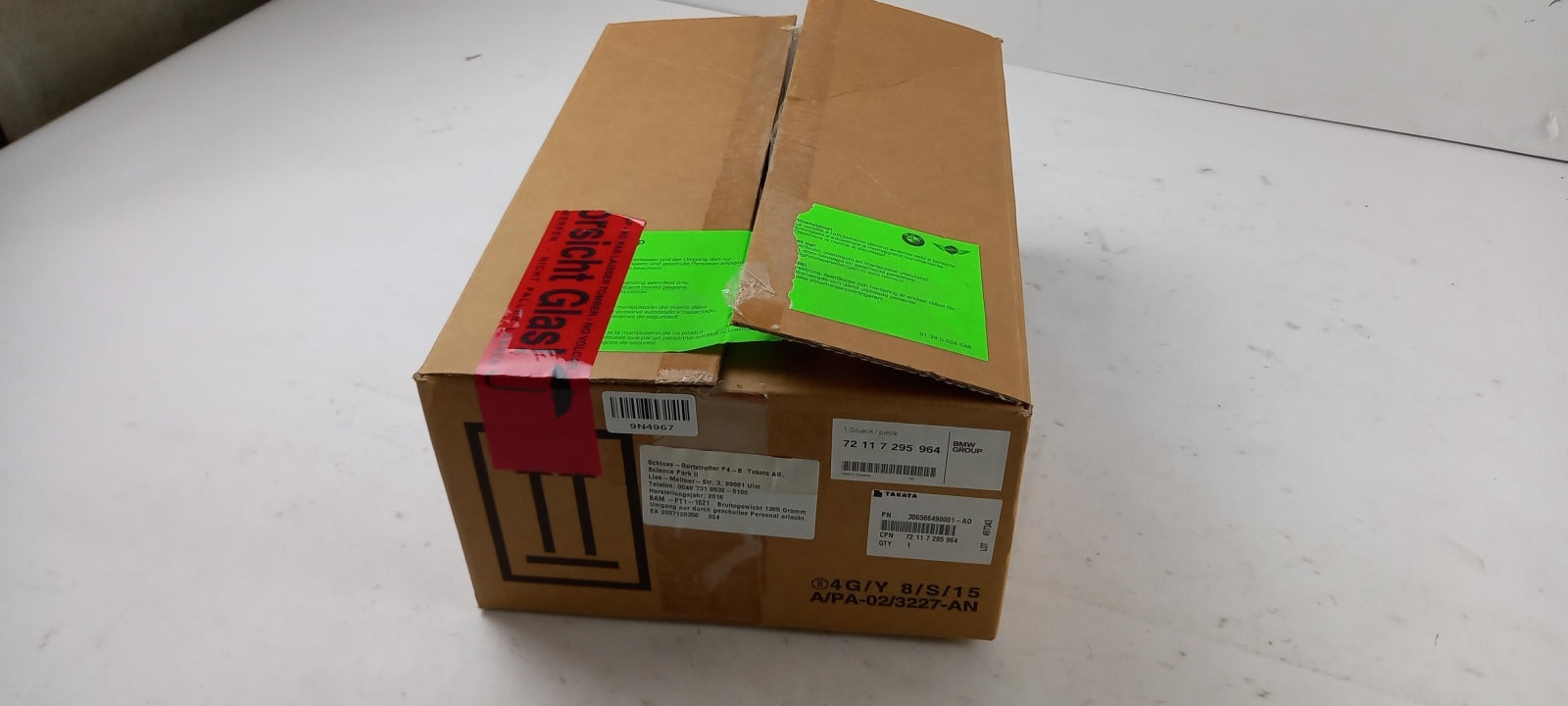 Original BMW X5 E70 X6 E71 E72 Gurtschloß Untergurt Vorne Rechts 72117295964