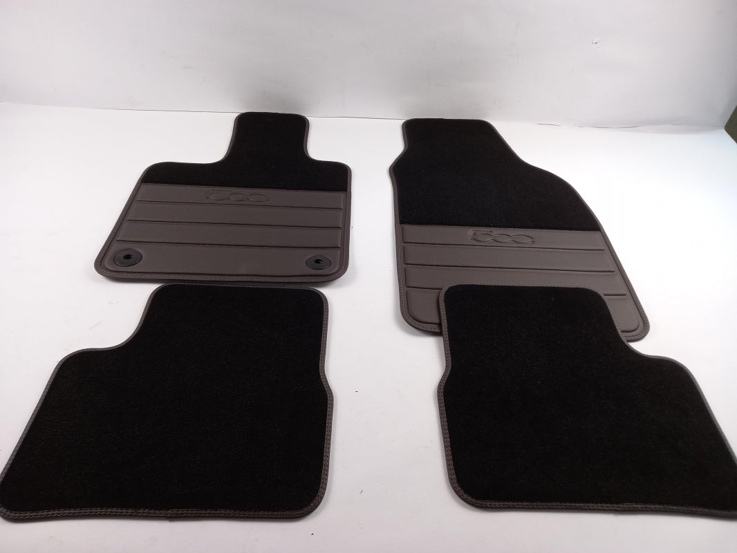 Original FIAT 500E 500BEV 2020> Fußmattensatz 4-teilig Textil schwarz 50290366