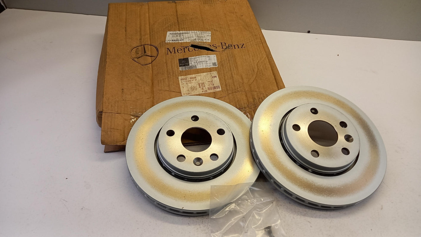 Original MERCEDES-BENZ Citan W145 Bremsscheibensatz (2 Stück) vorne A4154200701