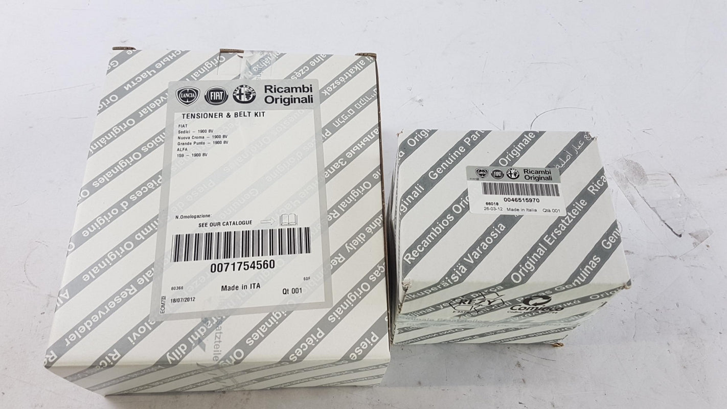 Original OE FIAT Wasserpumpe + Zahnriemenkit 71771584