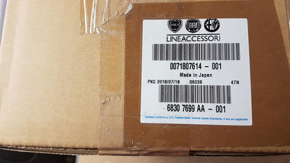 Original FIAT 124 Spider Zierblenden für Lüftungsdüse 3st. Pianoschwarz 71807614