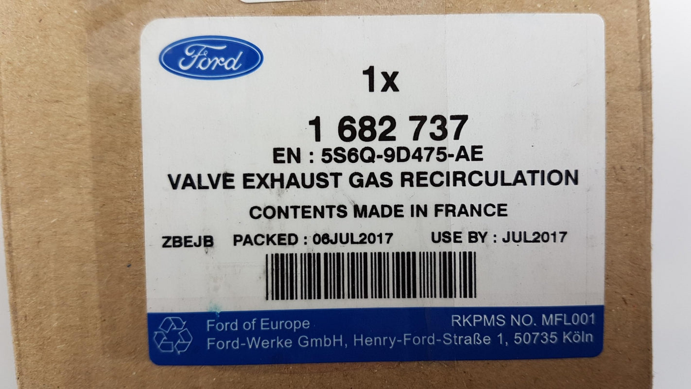 Original FORD C-Max I Focus II Fiesta V-VI 1.6TDCi AGR-Ventil 1682737