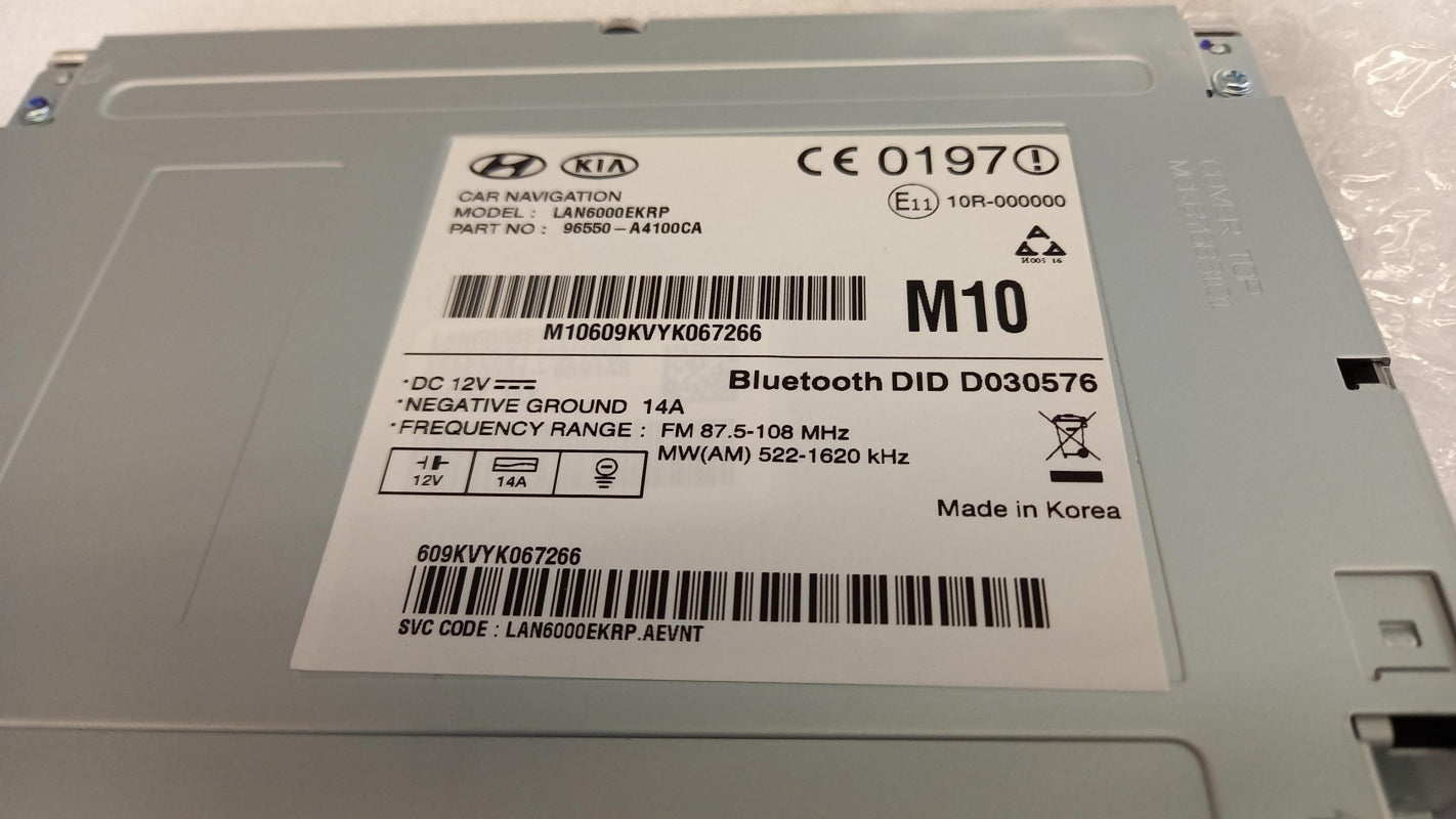 Original KIA Carens Rondo 2016-2018 Multimedia Haupteinheit 96550A4100QQK