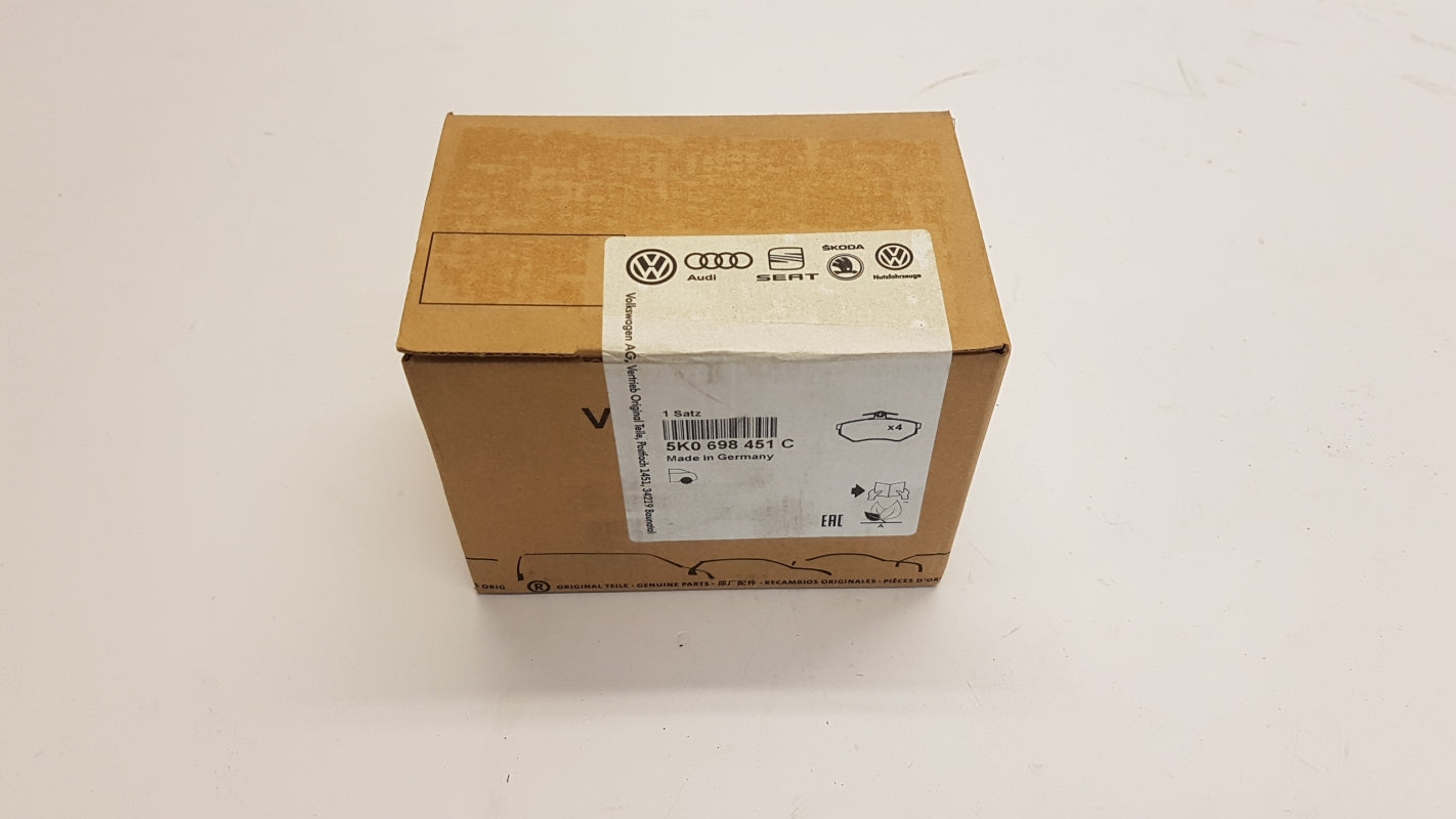 Original AUDI A1 A3 VW Eos Golf Passat Touran rear brake pads 5K0698451C 
