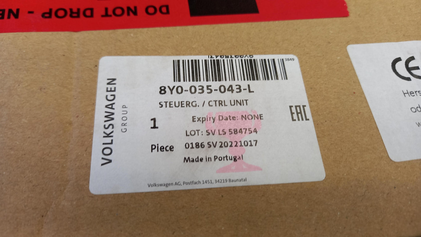 Original AUDI A3 S3 RS3 8Y Multimedia Haupteinheit 8Y0035043L