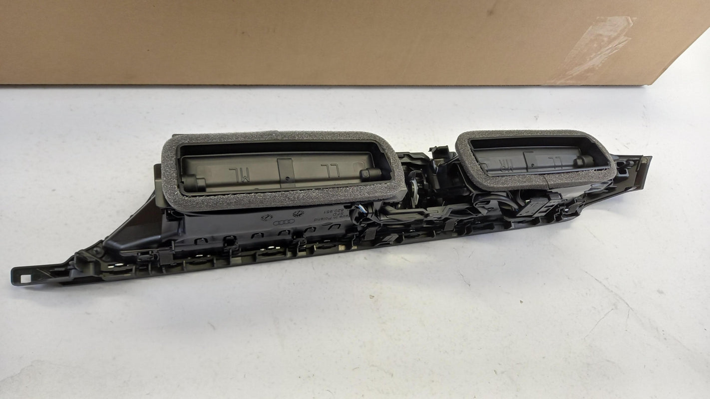 Original AUDI E-Tron GE Luftdüse Ausströmer soulschwarz mitten 4KL820951A6PS