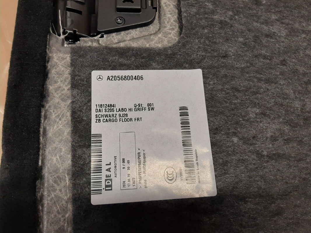 Original MERCEDES-BENZ C-Klasse W205 Kofferraumboden A20568004069J28