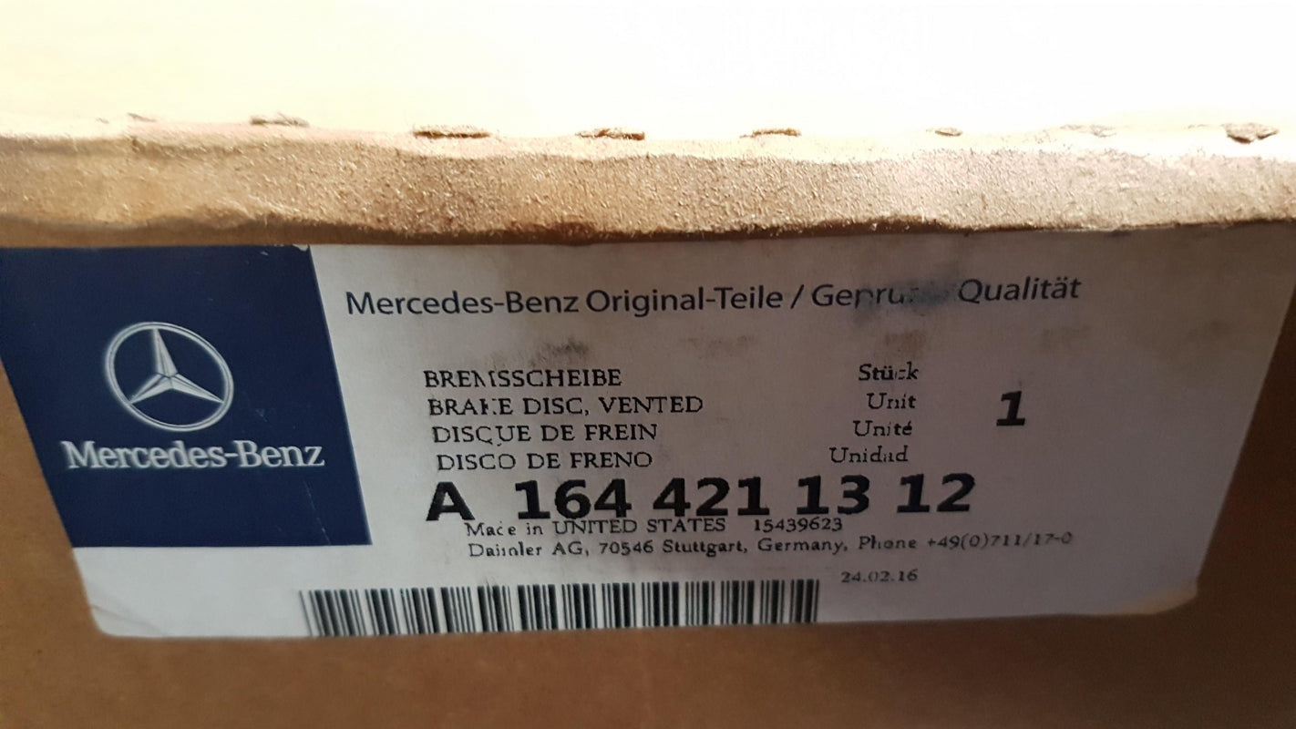 Original MERCEDES-BENZ ML W164 W251 Bremsscheibe (1 stück) vorne A1644211312