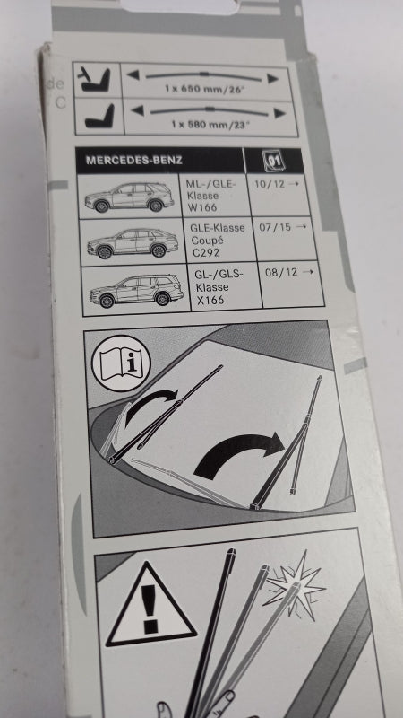 Original OE MERCEDES-BENZ Wischerblättersatz (2st) A166820104528