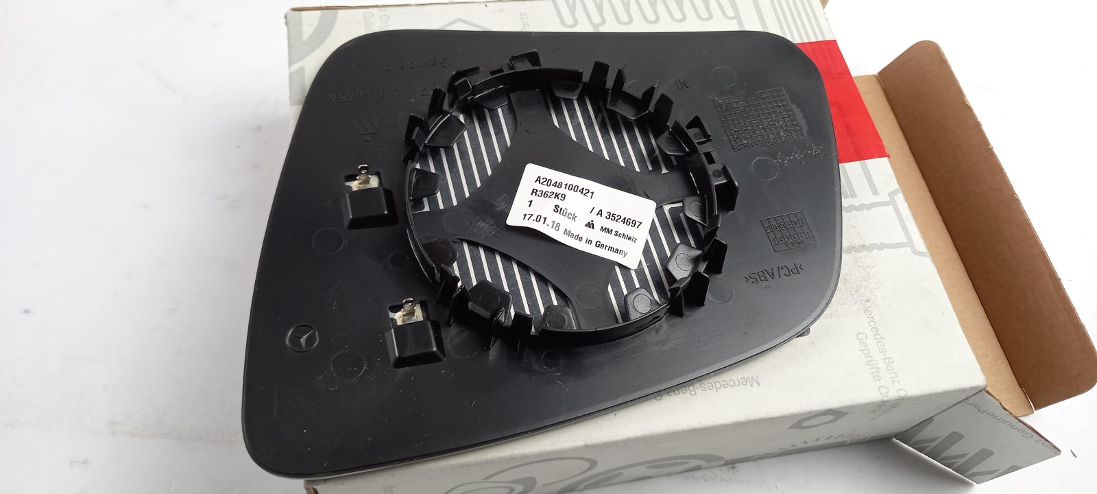 Original MERCEDES-BENZ C-klasse W204 Außenspiegelglas rechts A2048100421