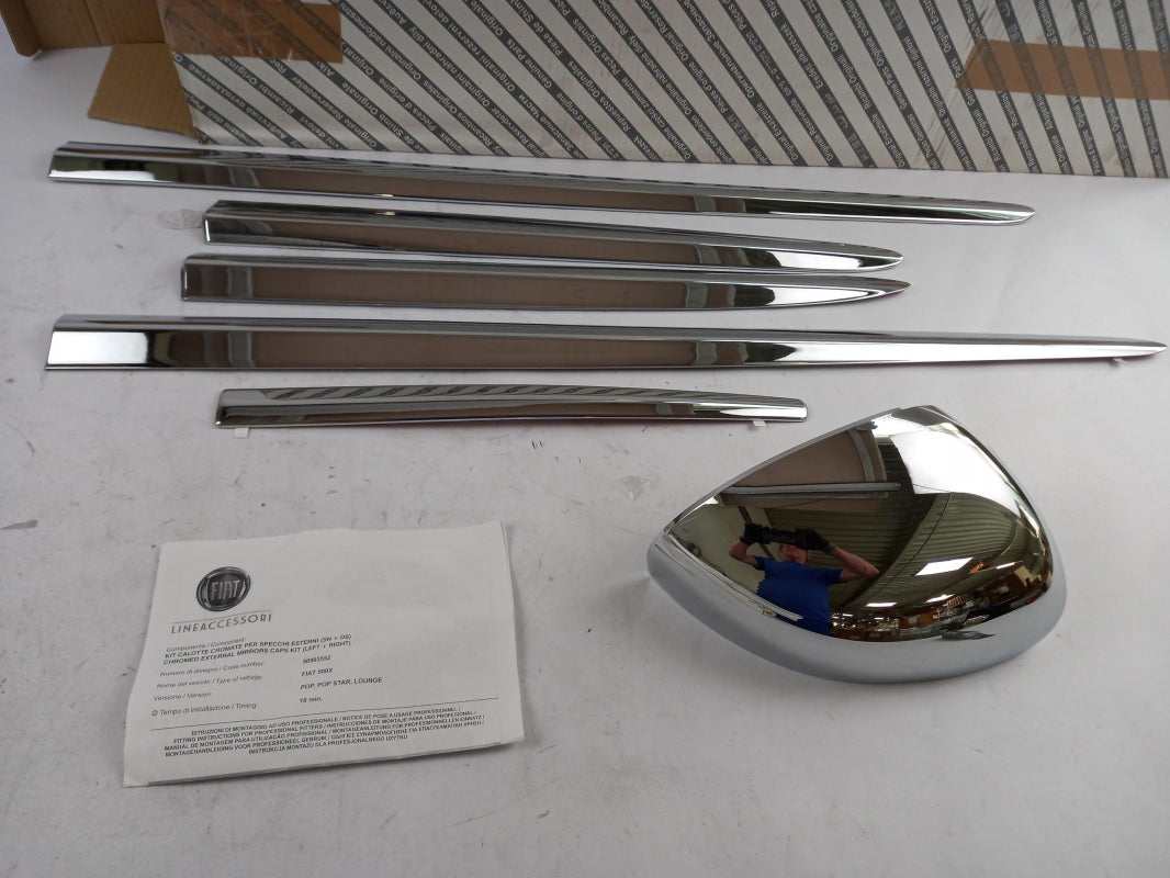 Original FIAT 500X Styling Kit Xtra Pack Chrom 71807425