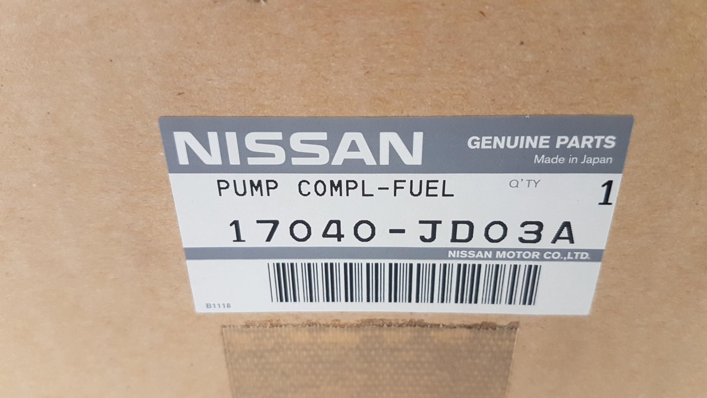 Original NISSAN Qashqai '06-'13 Kraftstoff-Fördereinheit benzin 17040JD03A