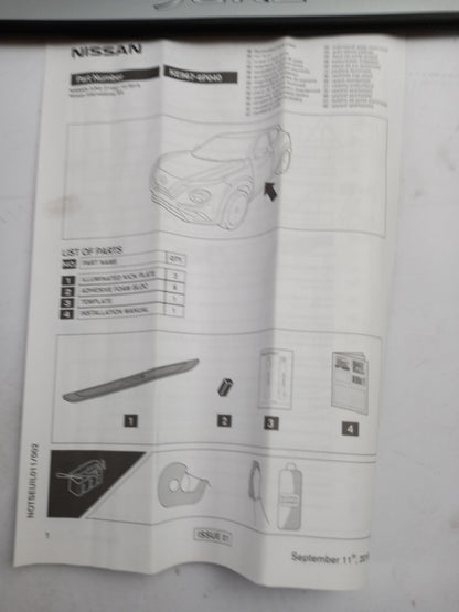 Original NISSAN Juke (F16) 2019- Einstiegsleisten Satz Beleuchtet KE9676P040
