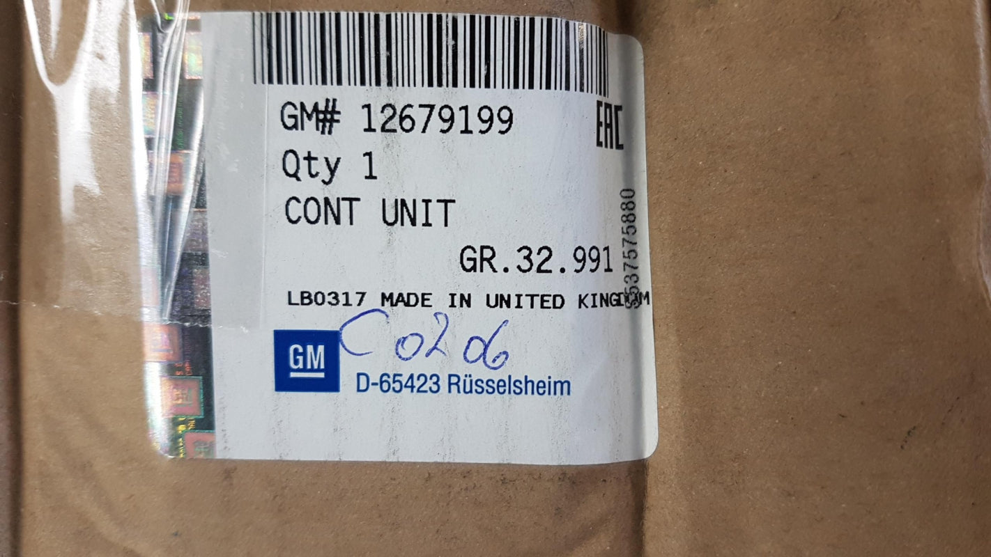 Original OPEL Astra-J Corsa-D CHEVROLET Cruze Motorsteuergerät 12679199