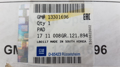 Original OPEL Astra-J '10-'19 Zafira-C '12-'19 Pedalbelagsatz 3 Stuck 13301696
