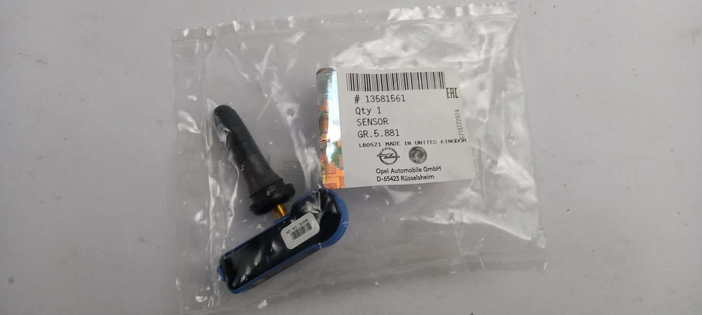 Original OPEL Adam Corsa Meriva Reifendrucksensor 13581561