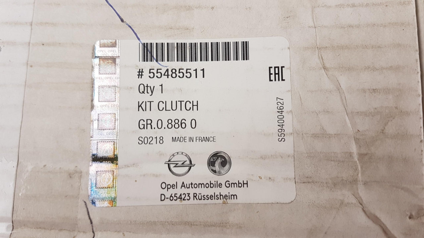 Original OPEL Astra-K Zafira-C 1.6 CDTi M40 Kupplungssatz 55485511