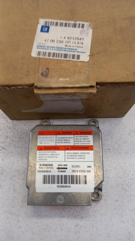 Original OPEL Agila-A Steuergerät für Airbag 9212541