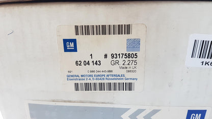 Original OPEL Astra-G Zafira-A Lichtmaschine Generator 12V 120A 93175805
