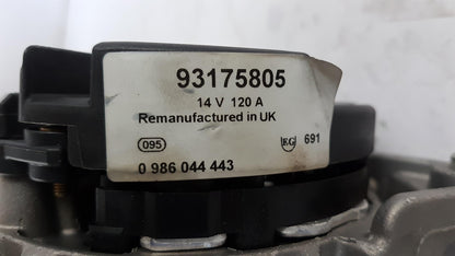 Original OPEL Astra-G Zafira-A Lichtmaschine Generator 12V 120A 93175805