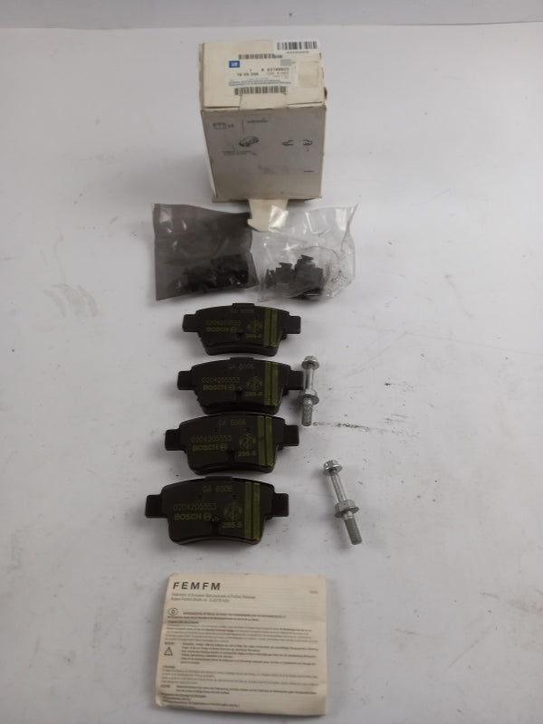 Original OPEL Corsa-D brake pads asbestos-free rear 93189823