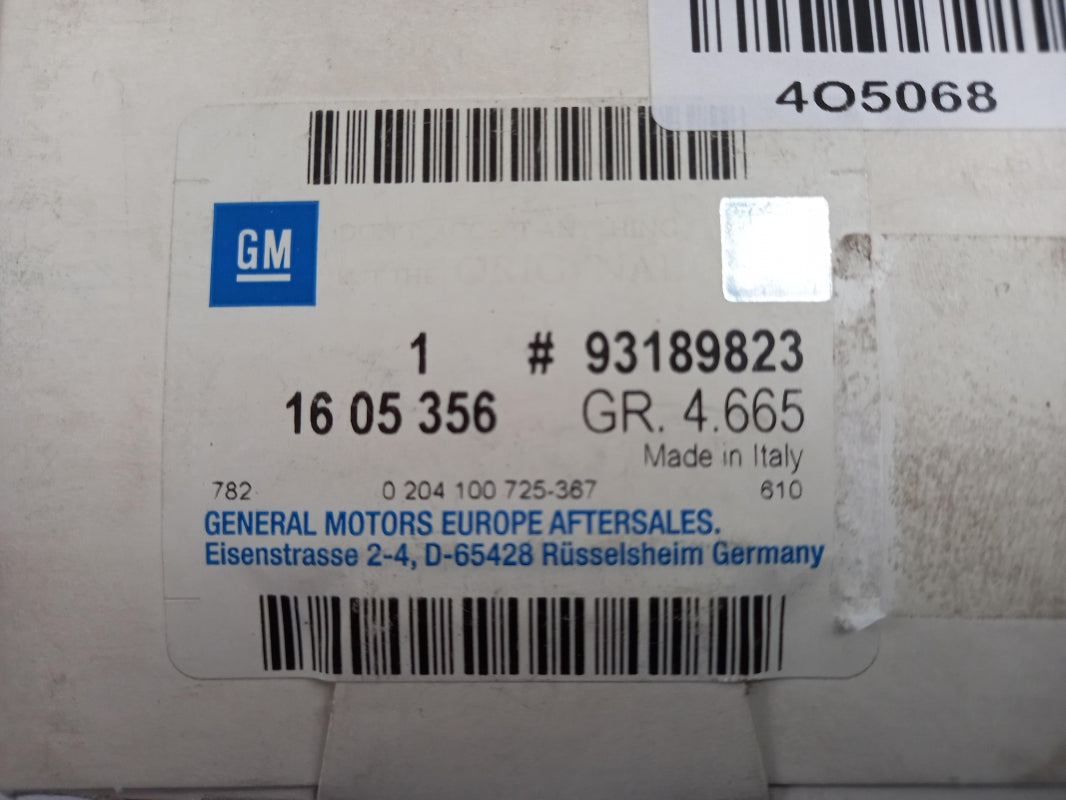 Original OPEL Corsa-D Bremsbeläge Bremsklötze asbestfrei hinten 93189823