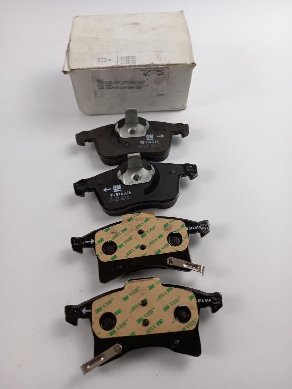 Original OPEL Astra-H Meriva-B Bremsbeläge Bremsklötze asbestfrei vorne 95514416