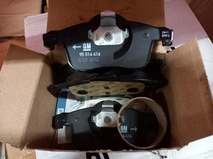 Original OPEL Astra-H Meriva-B Bremsbeläge Bremsklötze asbestfrei vorne 95514416