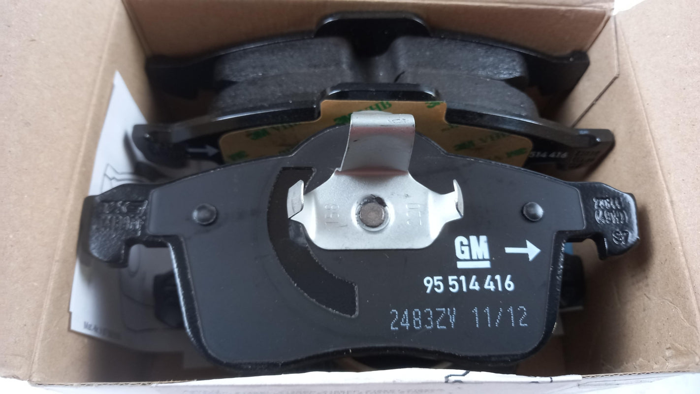 Original OPEL Astra-H Meriva-B Bremsbeläge Bremsklötze asbestfrei vorne 95514416