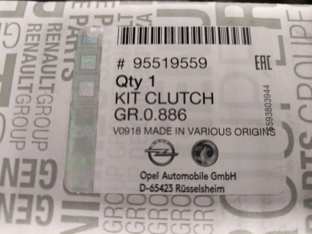 Original OPEL Vivaro-B Kupplungssatz 95519559