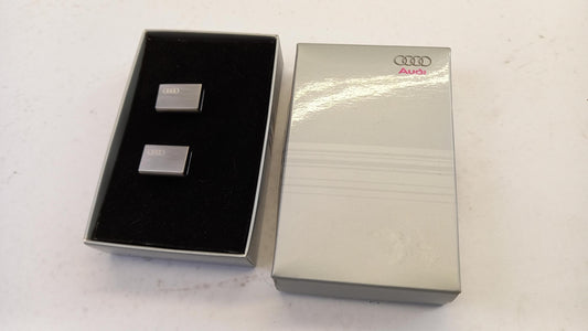 Original AUDI Collection Manschettenknöpfe Edelstahl silber 3290801000