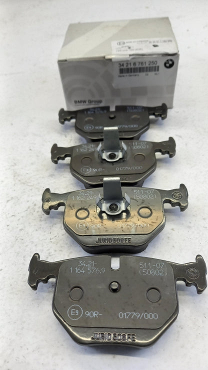 Original BMW 7re E38 Bremsbeläge Bremsklötze asbestfrei hinten 34216761250