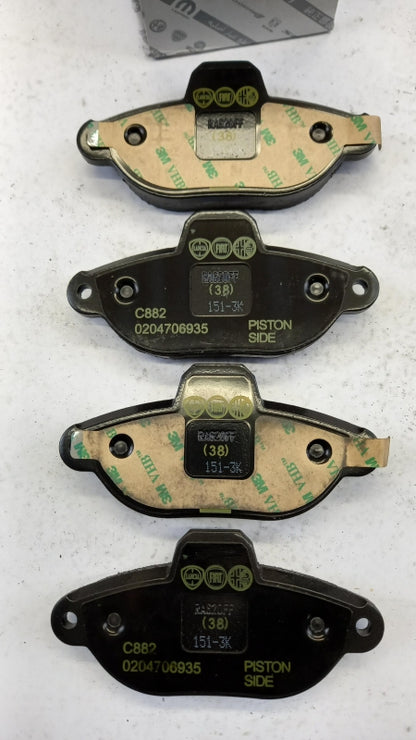 Original FIAT Nuova Panda (2010-) Scheibenbremse Bremsbeläge vorne 77365337