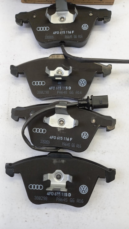 Original AUDI A6 (C6) '04-'11 Bremsbeläge vorne 4F0698151D