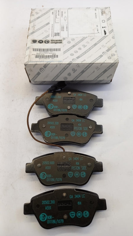 Original FIAT Punto 199 500 312 1.4 Front Brake Pads 71754802 