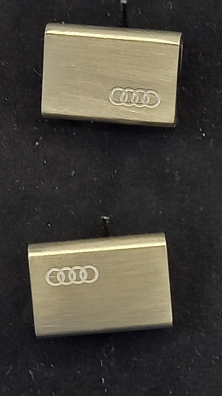Original AUDI Collection Manschettenknöpfe Edelstahl silber 3290801000