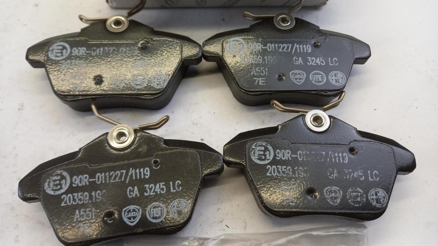 Original ALFA ROMEO 166 '98-'07 Bremsbeläge Bremsklötze hinten 71752987