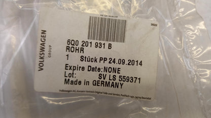 Original OE Volkswagen Schlauch 6Q0201931B