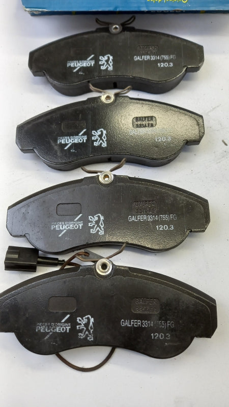 Original PEUGEOT Boxer CITROEN Jumper Bremsbeläge vorne 425225