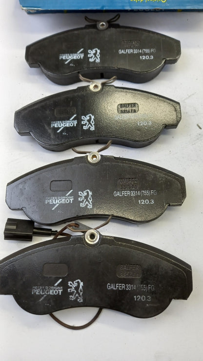 Original PEUGEOT Boxer CITROEN Jumper Bremsbeläge vorne 425225