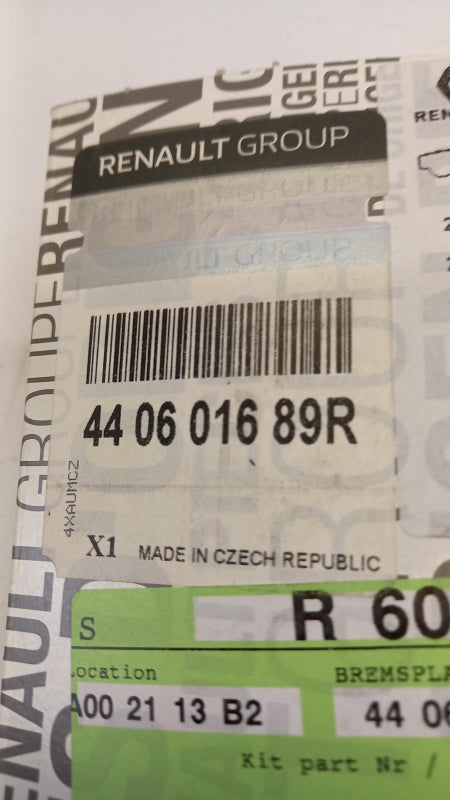 Original RENAULT Laguna III Bremsbeläge hinten 440601689R