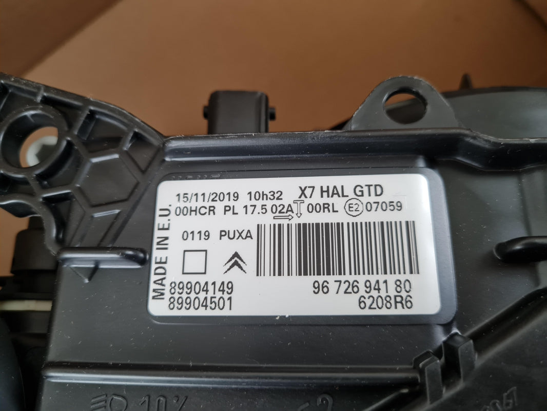 Original CITROEN C5 (X7) Scheinwerfer Frontscheinwerfer vorne links 6208R6