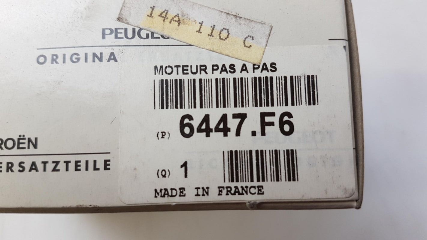 Original OE Peugeot Mischklappen Stellelement 6447F6