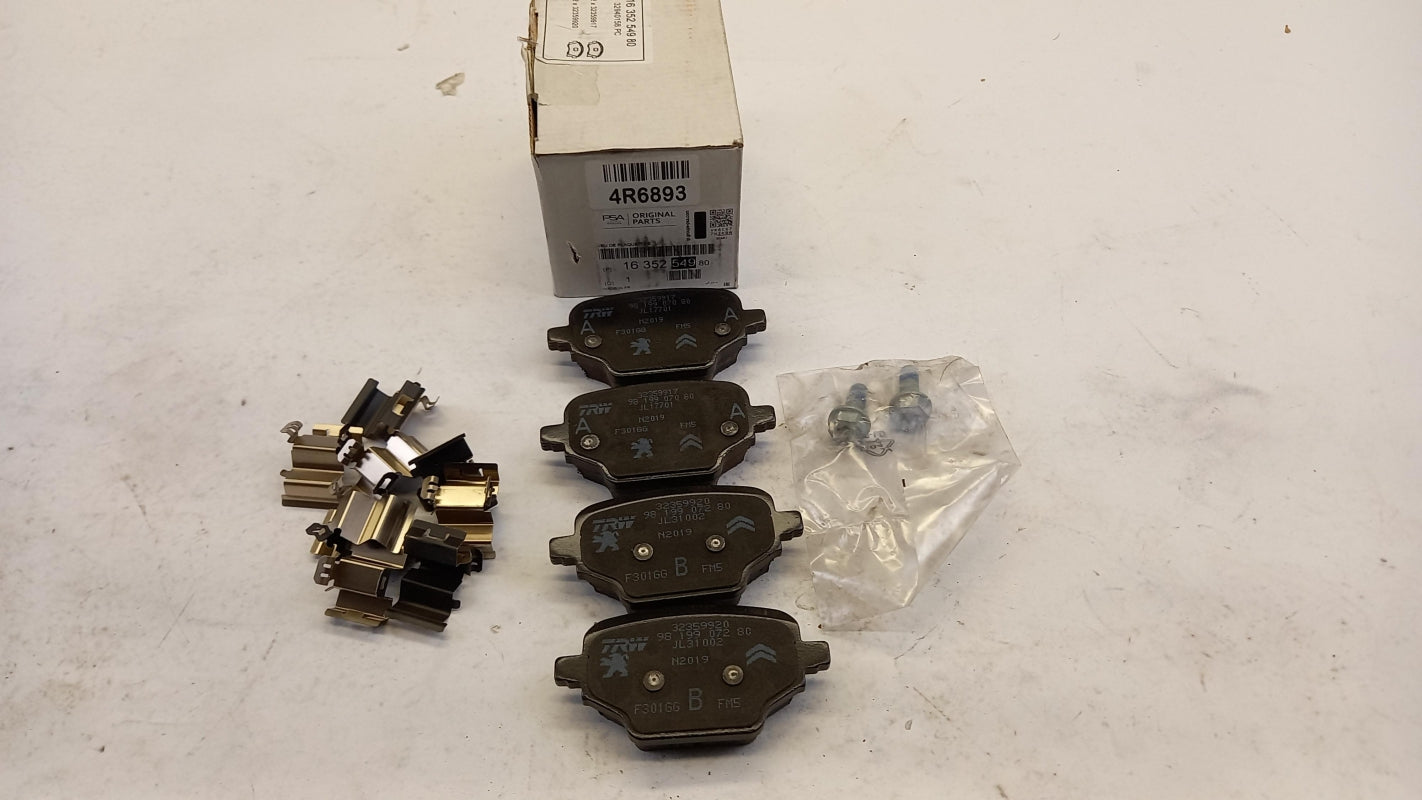 Original CITROEN Berlingo IV (K9) rear brake pads 1635254980 