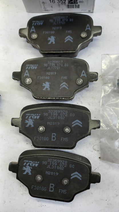 Original CITROEN Berlingo IV (K9) Bremsbeläge hinten 1635254980