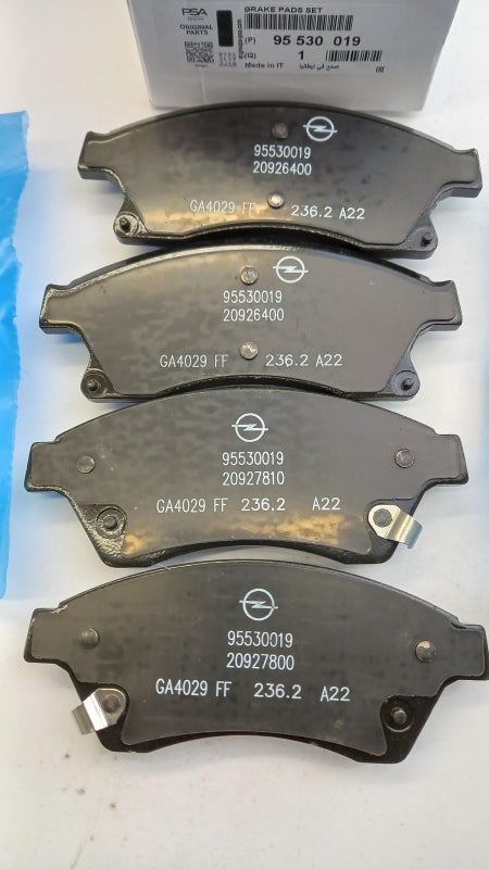 Original OPEL Astra-J 2009-2015 Bremsbeläge Satz Vorne 95530019
